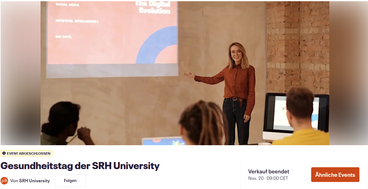 Gesundheitstag der SRH University